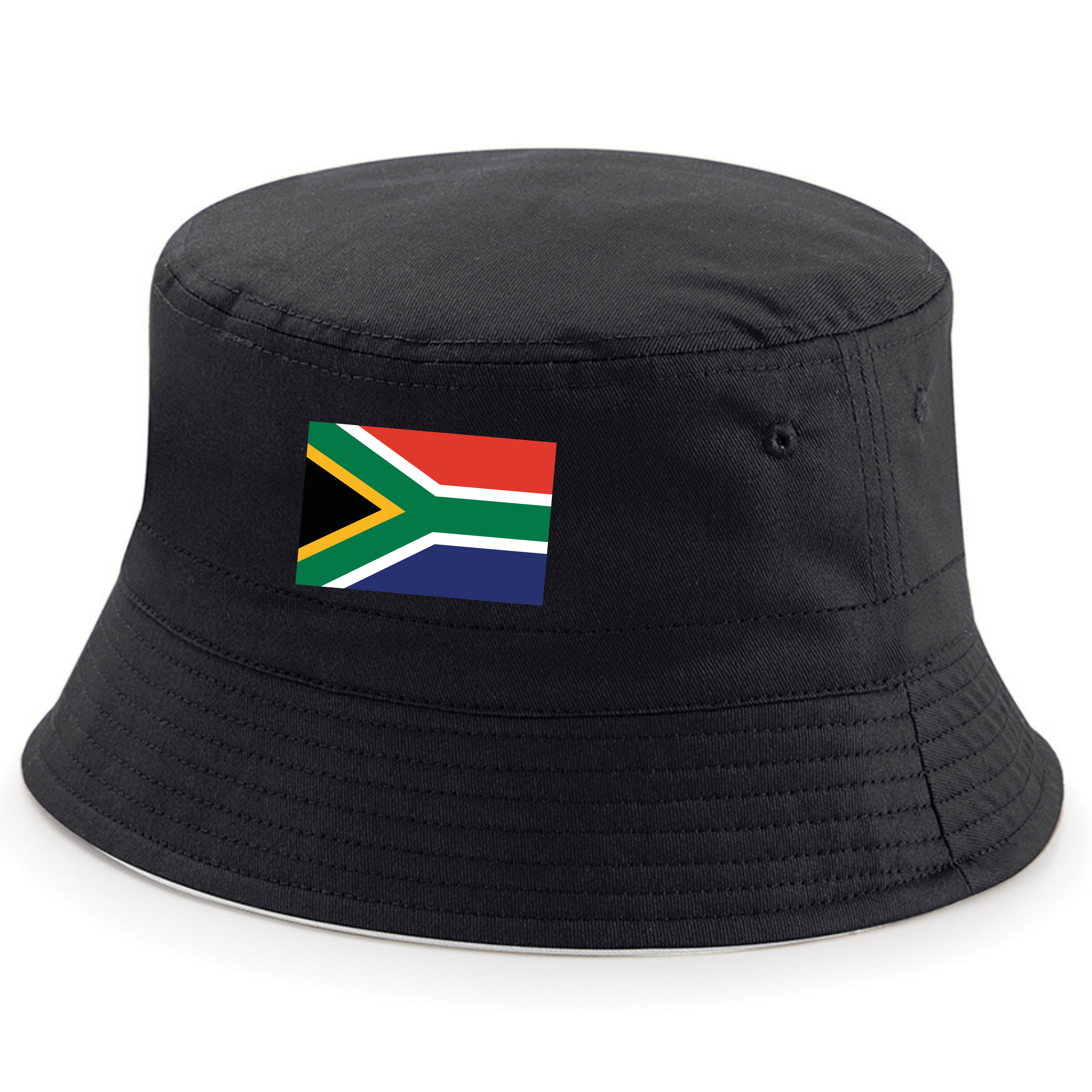 Bucket Hat with South African Flag -Reversible