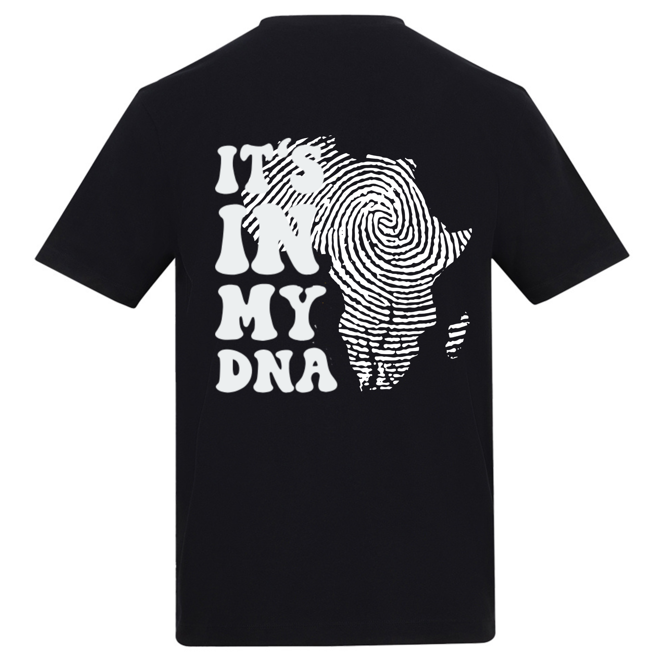 Africa finger Print its my DNA short sleeve t-shirt