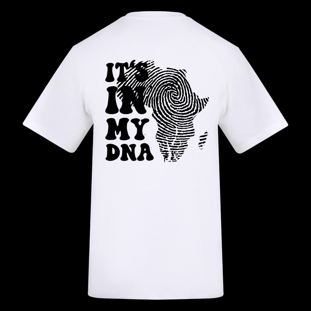 Africa finger Print its my DNA short sleeve t-shirt